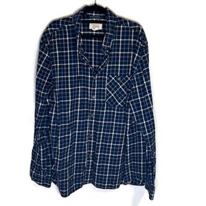 Boston Traders Men's Button Down Flannel Plaid Shirt XXL (EUC)